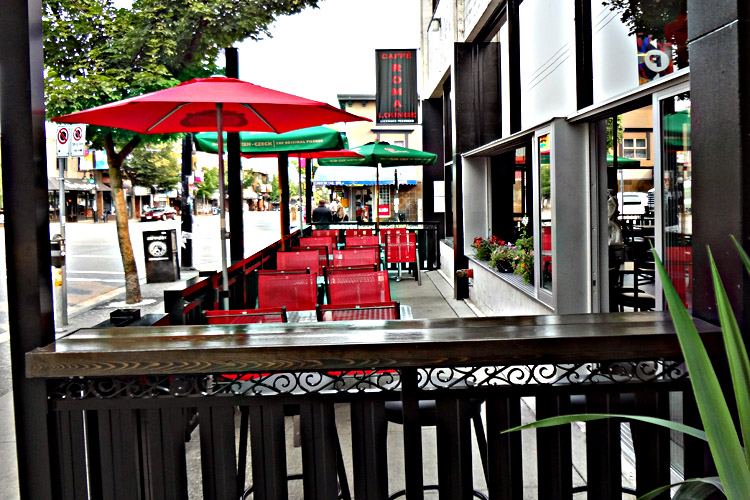 Caffe Roma patio one build by Paramount Projects General Contractors