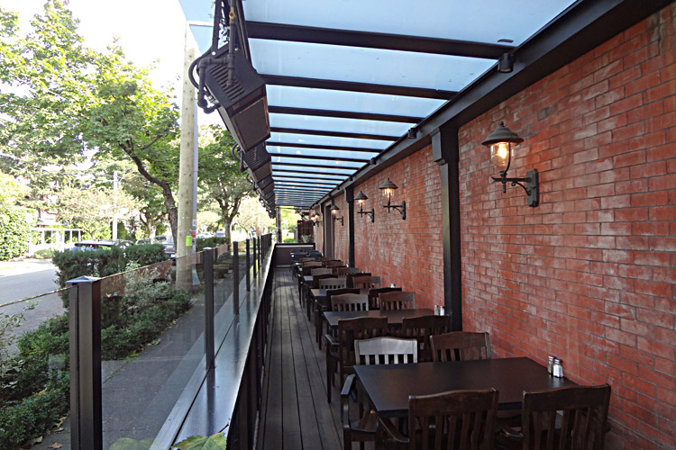 Marcello Pizzeria & Ristorante Beautiful Patio by Paramount Projects General Contractors of Vancouver